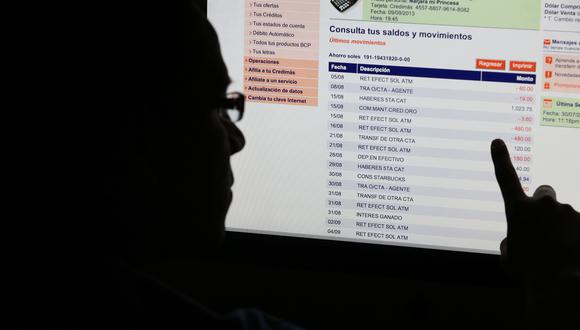 Policía Nacional brindó recomendaciones para evitar robo de dinero de cuentas por internet. (Foto: GEC/Archivo Referencial)