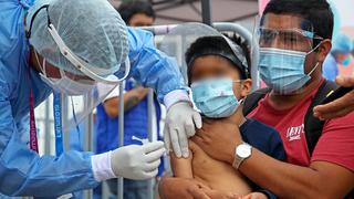 Culmina primera jornada de vacunación para niños de 5 años en la Videna