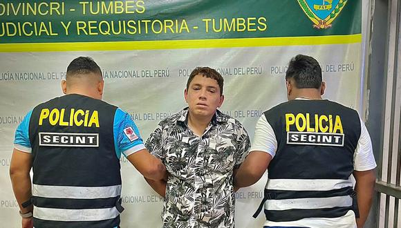 Según la Policía Nacional del Perú (PNP), Luis Alberto Mendoza Vidal tiene una sentencia emitida por el Juzgado Penal Unipersonal de Tumbes