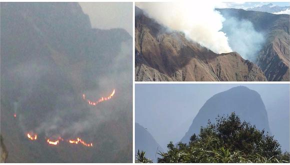 Cusco: Cotinúa incendio en Aobamba - Machu Picchu (FOTOS)