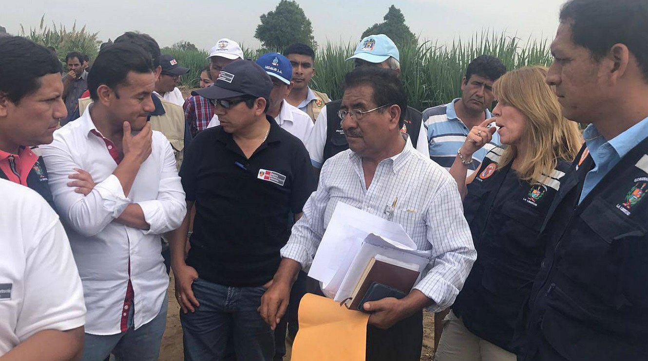 Ministro de Vivienda inspecciona trabajos en río Moche (VIDEO)