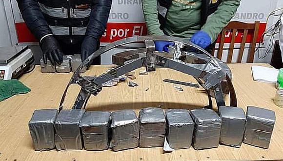 Cusco: llevaban 37 kilos de cocaína escondidos en llantas de camioneta (FOTOS)