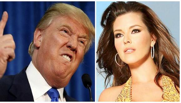 Donald ​Trump evoca pasado de ex Miss Universo en contraataque a Clinton