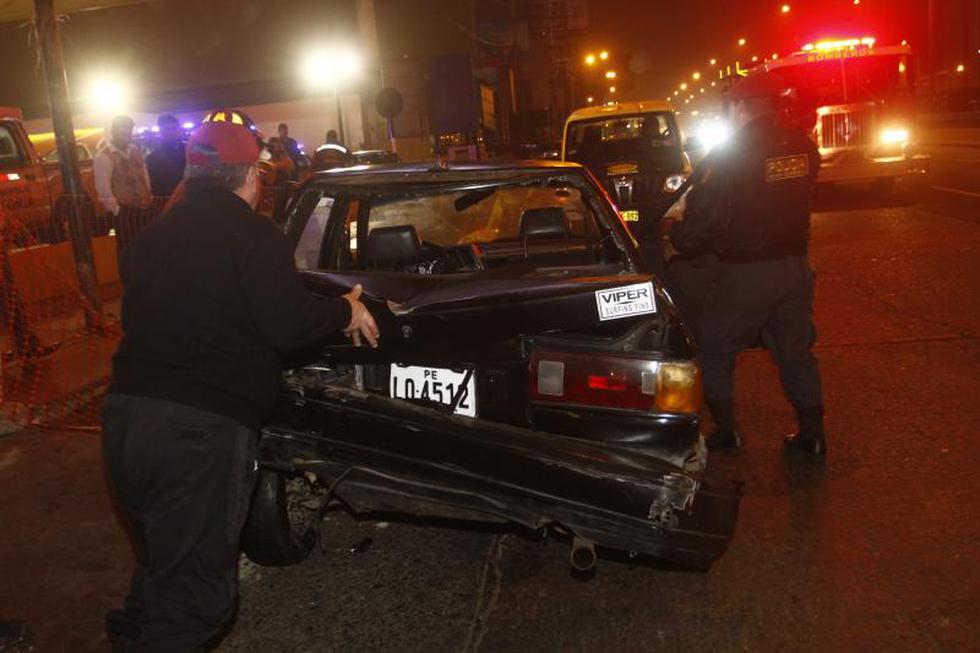 Exceso de velocidad causó accidente en la avenida Javier Prado
