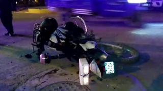 Juliaca: Policía resultó con graves heridas tras choque de moto y vehículo