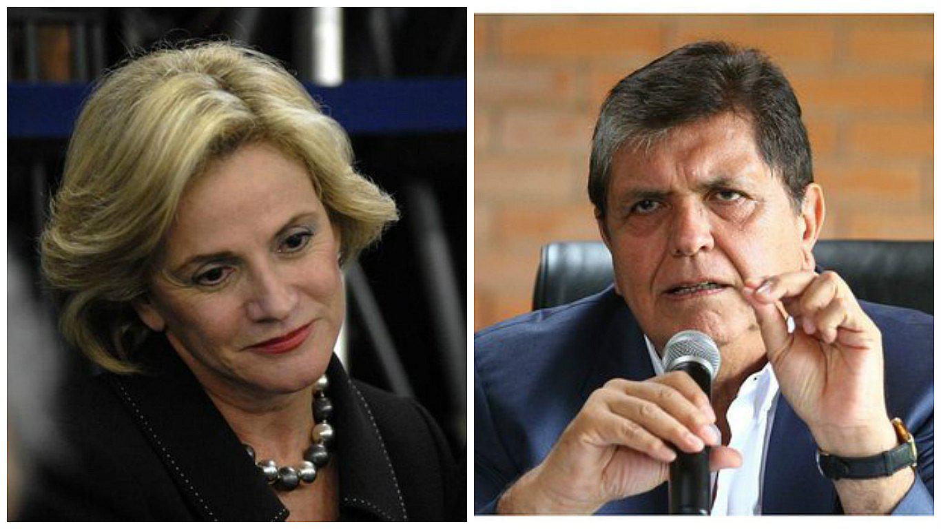 ​Denuncian a Alan García y Pilar Nores por lavado de activos
