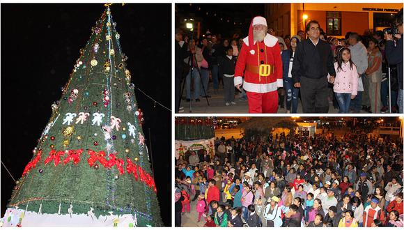 Papá Noel y alcalde de Huancayo encenderán árbol navideño en el centro de la ciudad 