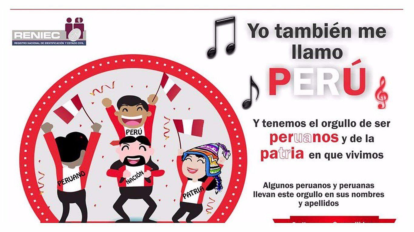 Fiestas Patrias: Reniec revela los nombres más patrióticos de los peruanos [FOTO]
