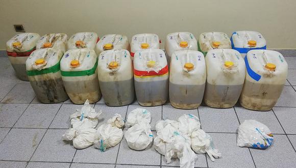 Incautan droga de 'alta pureza' en laboratorio rústico en el Vraem