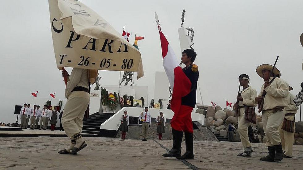 ​Escolares rinden emotivo homenaje a defensores de Tacna
