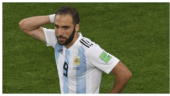 Gonzalo Higuaín: "Para alegría de muchos, no juego más en la Selección Argentina"