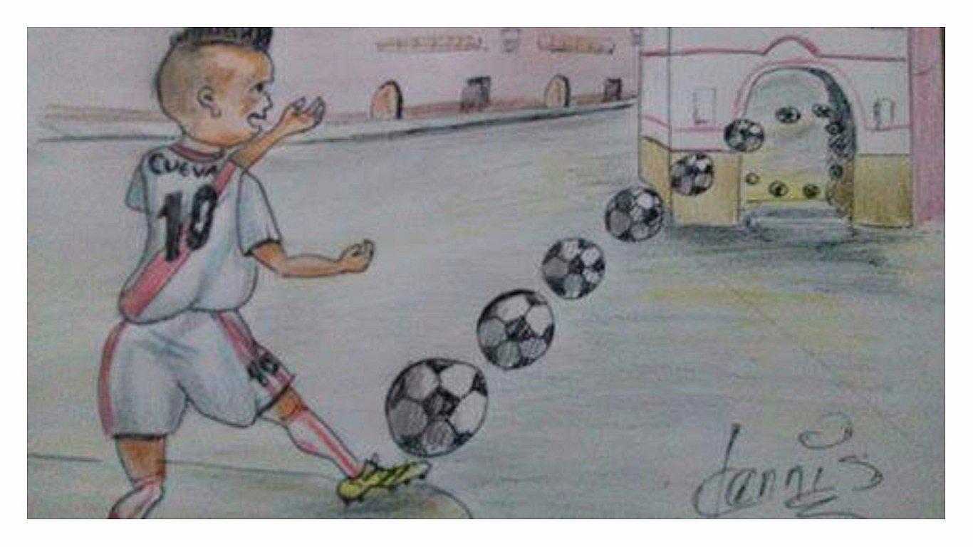 ​Christian Cueva: Huamachuquinos le dedican emotiva imagen 