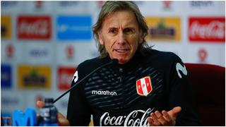 Ricardo Gareca y lo que dijo sobre las últimas indisciplinas de futbolistas peruanos
