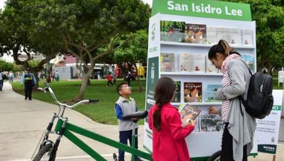 San Isidro promueve la lectura con programa 'Bibliobici'