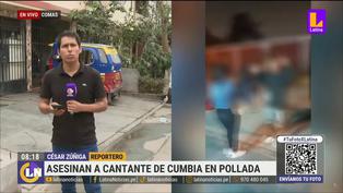 Comas: Asesinan a cantante de cumbia durante una pollada pro salud (VIDEO)