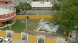 Vista aérea del motel muestra el muro que tuvo que trepar Debanhi Escobar (VIDEO)
