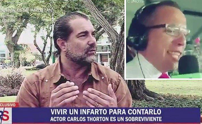 Carlos Thornton recuerda cómo sobrevivió a un infarto hace seis años (VIDEO) 