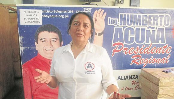 Trujillo: Mary Acuña señala que su sobrino Richard Acuña interviene y manipula en lista de APP