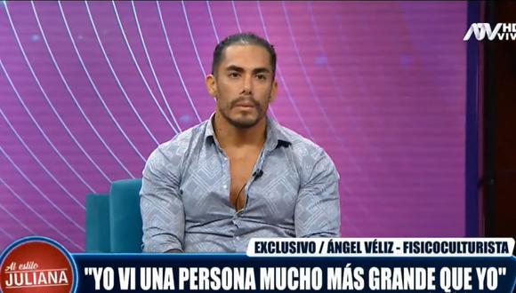 Ángel Véliz mostró su rechazo a la decisión del Poder Judicial de no dictar pena de cárcel para su agresora. (ATV)