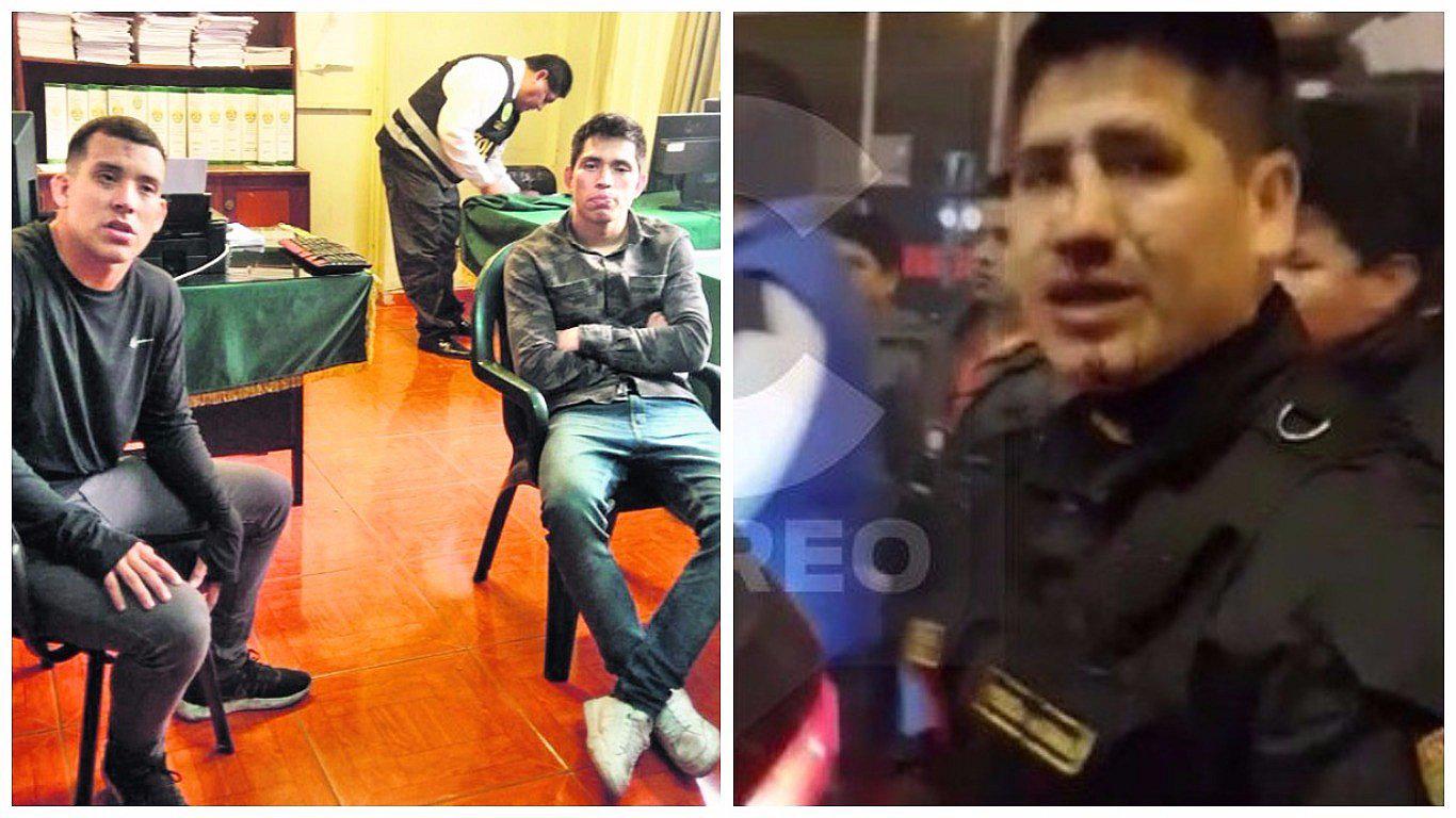 Surco: luchadores rompen nariz a un policía durante pelea callejera (VIDEO)