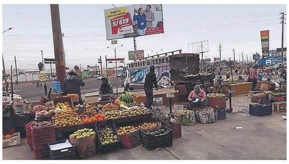 Chimbote: Comerciantes de La Perla fomentan mercados informales 