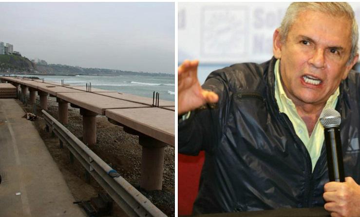 Luis Castañeda sobre ciclovía en Costa Verde: "Es una obra muy hermosa"