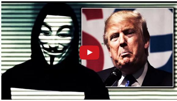 YouTube: Anonymous envía este fuerte mensaje a Donald Trump (VIDEO)
