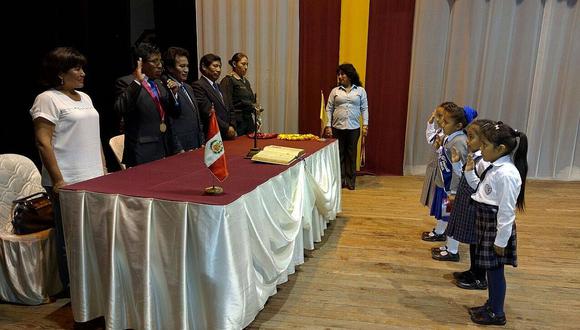 Tacna: 112 menores juraron como alcaldes y alcaldesas escolares