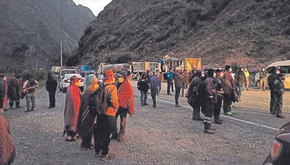 Protestas en la minera Antamina en Áncash.