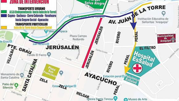 Suspenden el cierre de dos cuadras de la calle Jerusalén por pruebas