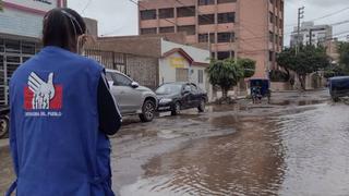 Defensoría del Pueblo exige a Ministerio de Vivienda reactivar obra de saneamiento en Chiclayo