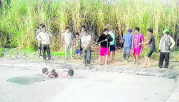 Niño de 3 años muere al caer a poza de oxidación en Chincha Baja