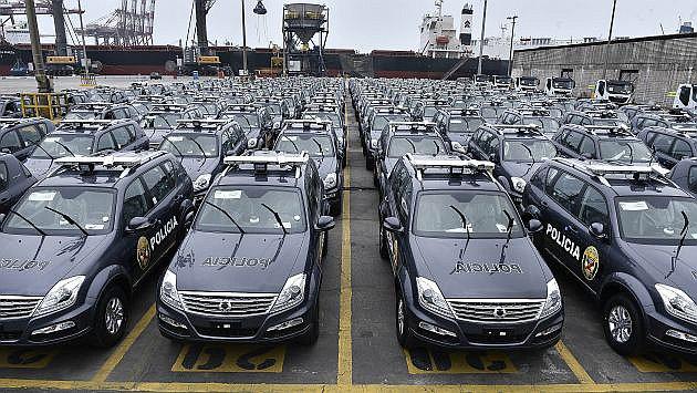 Marginan a Seincri de Juliaca en entrega de patrulleros 