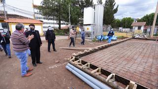 Inspeccionan trabajos de implementación ante la llegada de planta de oxígeno en Cusco