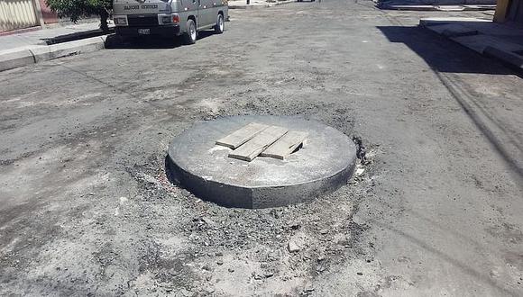OCI observa cambio de material en el asfaltado de la calle Espinar en Miraflores