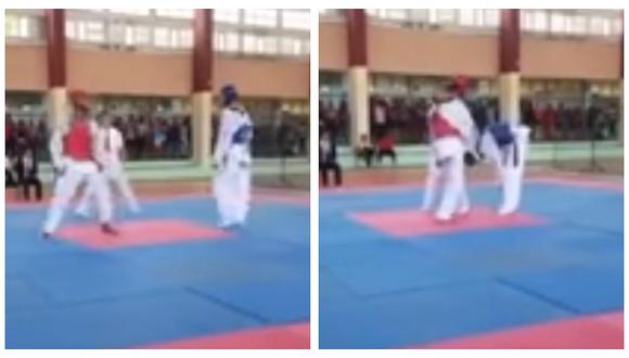​Deportista muere en plena pelea de Taekwondo (VIDEO)