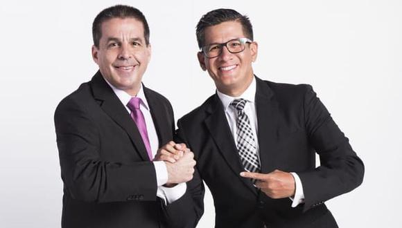 Gonzalo Núñez y Erick Osores estrenaron un programa juntos. (Foto: @erickosores/América TV)