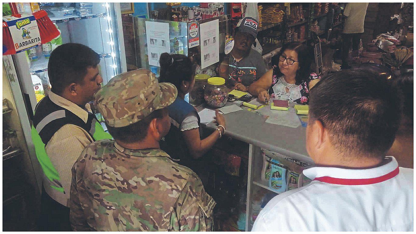 Fiscalizan posible aumento de precio de abarrotes en Contralmirante Villar