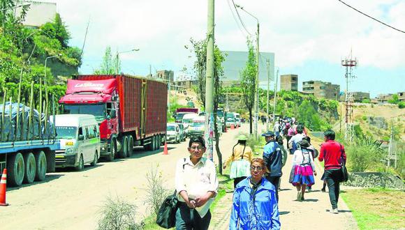 Cierre del Caminito de Huancayo es un dolor de cabeza 