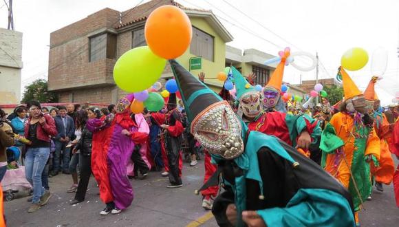 El Carnaval Loncco se distingue por los variados personajes. (Foto: Cortesía Luz Vilca)