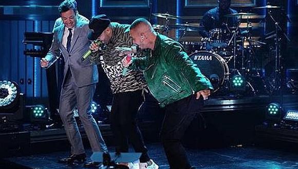Nicky Jam y J Balvin se presentaron en el show de Jimmy Fallon (VIDEO)