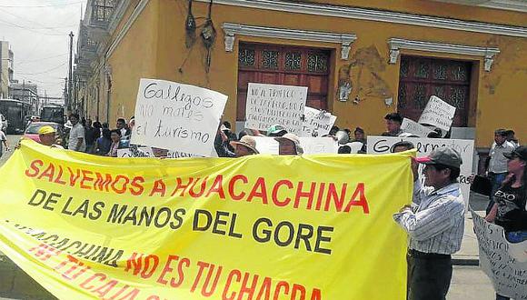 Empresarios piden que privados sigan administrando Huacachina