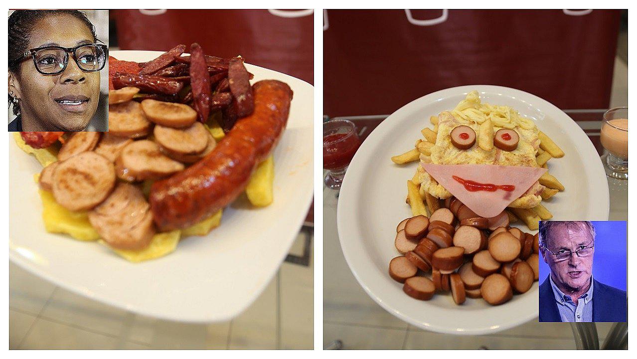 Día de la salchipapa: Presentan "Salchihuán" y "salchimuñoz" en su celebración