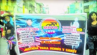 Comunidad LGTB hace vigilia por el asesinato de comerciante en minimarket de Huancayo