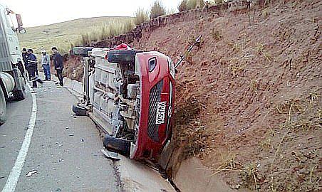 Investigan accidente en la ruta Sicuani - Espinar (Cusco) 