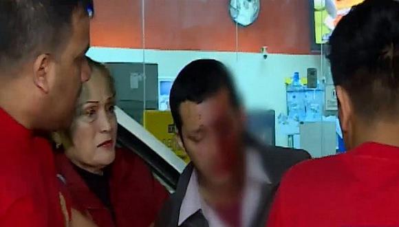Pueblo Libre: Taxista podría perder la vista tras accidente en grifo (VIDEO)