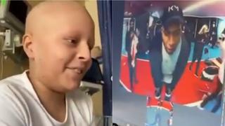 Kylian Mbappé sorprende a niño peruano que lucha contra la leucemia (VIDEO)