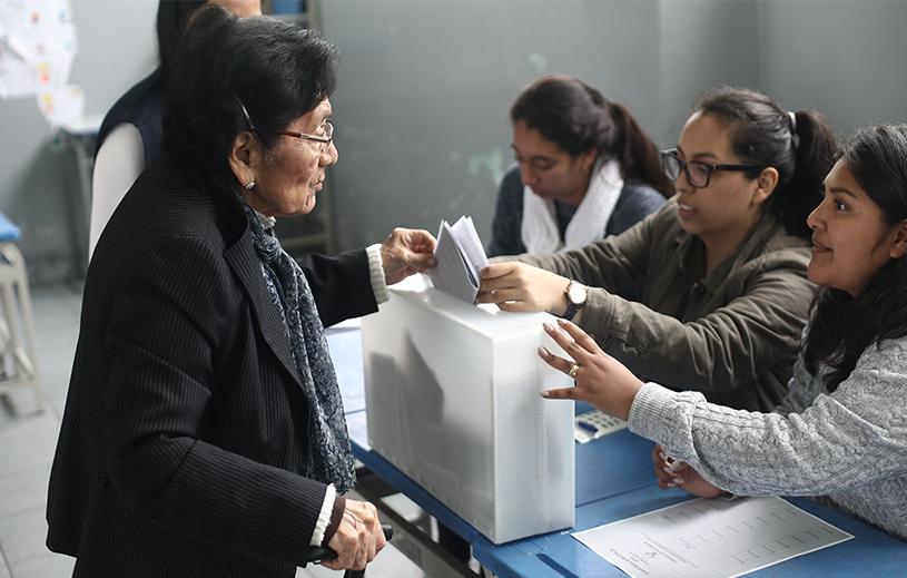 509,106 peruanos has sido elegidos miembros de mesa para estas Elecciones Congresales.