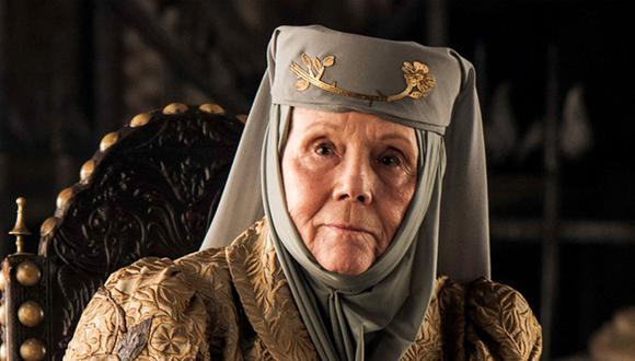 Para las generaciones más jóvenes, Riggs es más bien recordada como la matriarca de la familia Tyrell, Oleanna, en la serie "Game of Thrones". (Foto: HBO)