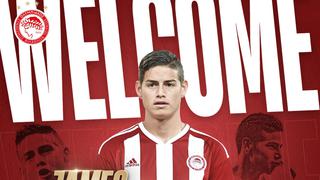 James Rodríguez es nuevo jugador del Olympiacos de Grecia: disputará Europa League